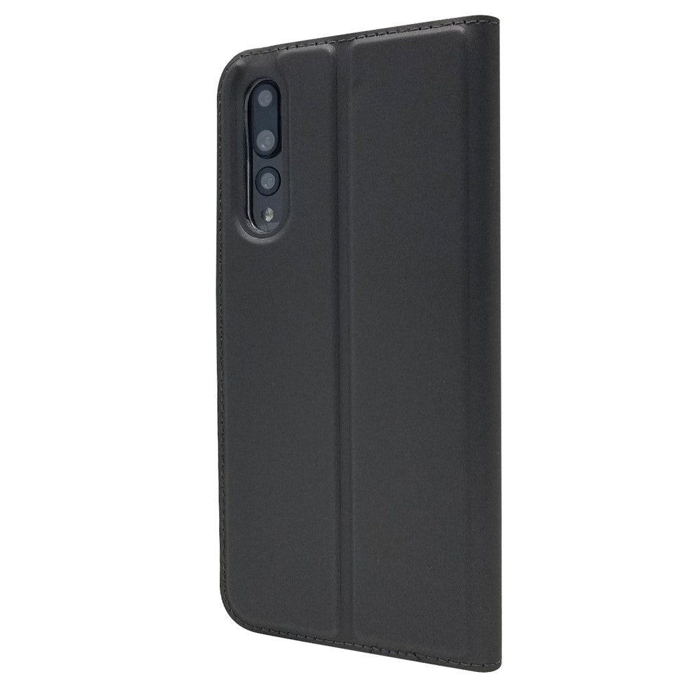 Magnetic Adsorption Leather Stand Phone Casing with Card Slot for Huawei P20 Pro