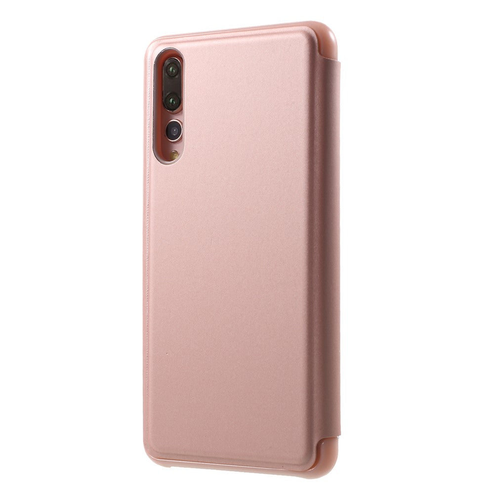 Huawei P20 Pro Flip Läderfodral med Stativ Helkroppsskyddande mobilskal