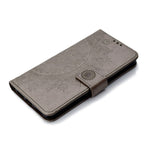 Imprint Mandala Flower  Leather Wallet Flip Casing for Huawei Y6 (2018) / Honor 7A (without Fingerprint Sensor)