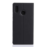 VILI DMX Cross Texture Card Holder Leather Stand Cover for Huawei P Smart+ /nova 3i