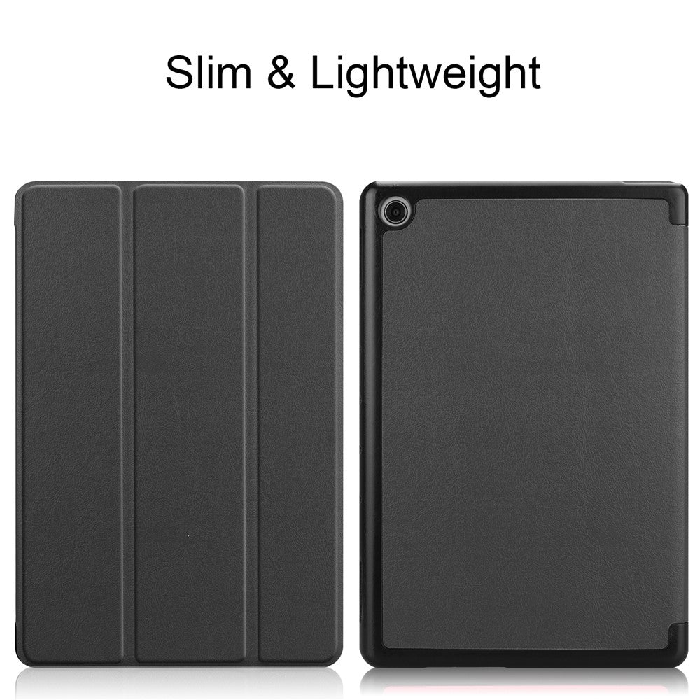 Tri-fold Stand Leather Protection Cover for Huawei Mediapad C5 10 / M5 Lite 10