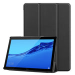 For Huawei Mediapad T5 Cover Trifold Stand PU Leather Tablet Case