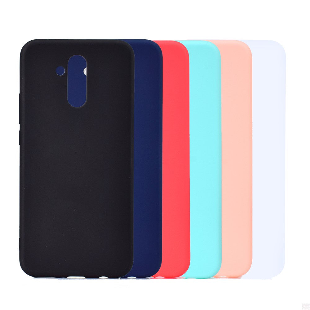 Enfärgat Matt TPU-skyddsskal för Huawei Mate 20 Lite