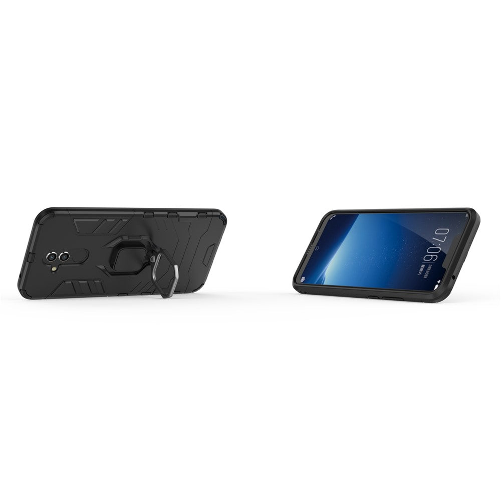 TPU + PC Hybridskal med Fingerringstöd för Huawei Mate 20 Lite