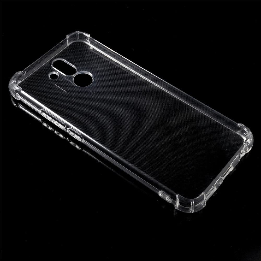 Stötdämpande genomskinligt TPU-mobilskal till Huawei Mate 20 Lite