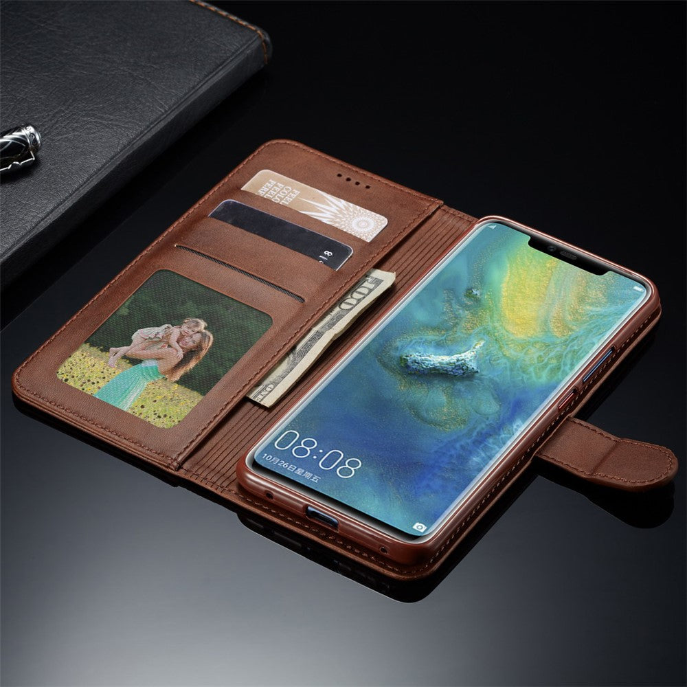 LC.IMEEKE Läderfodral med Korthållare för Huawei Mate 20 Pro