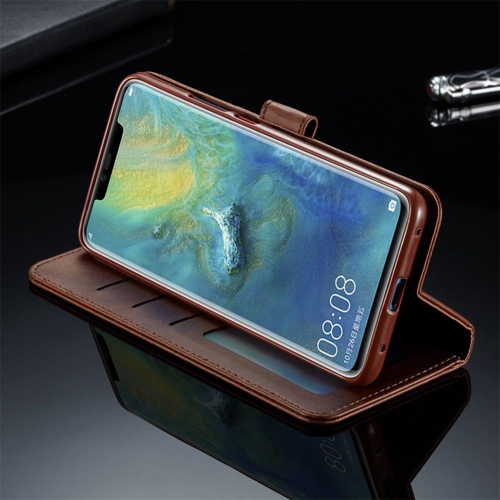 LC.IMEEKE Läderfodral med Korthållare för Huawei Mate 20 Pro