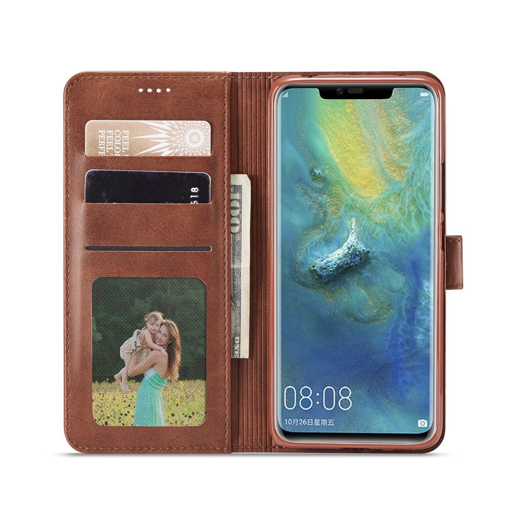 LC.IMEEKE Läderfodral med Korthållare för Huawei Mate 20 Pro