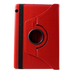 Litchi Skin Leather Shell Cover Case with 360-Degree Rotating Stand for Huawei Mediapad T5 10