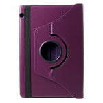 Litchi Skin Leather Shell Cover Case with 360-Degree Rotating Stand for Huawei Mediapad T5 10