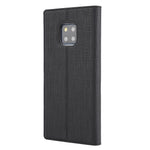 VILI DMX Window View Cross Texture Leather Stand Cover for Huawei Mate 20 Pro