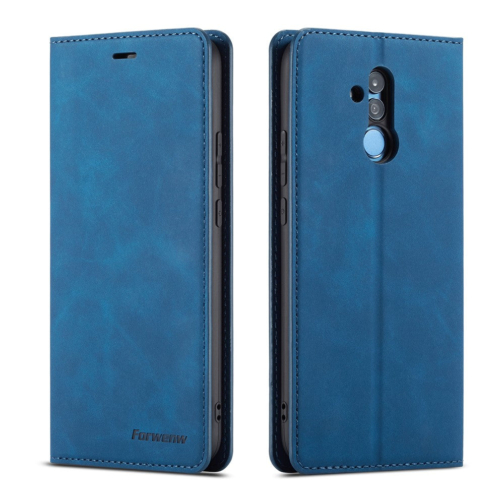 FORWENW Fantasy Series Silky Touch Leather Wallet Case for Huawei Mate 20 Lite