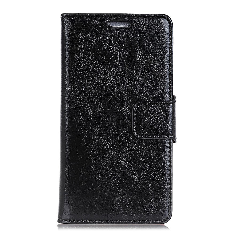 Textured Split Leather Wallet Case for Huawei Honor 10 Lite / P Smart (2019)