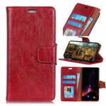 Textured Split Leather Wallet Case for Huawei Honor 10 Lite / P Smart (2019)