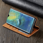 FORWENW Fantasy Series Magnetiskt Silkeslent Läderplånboksfodral för Huawei Mate 20