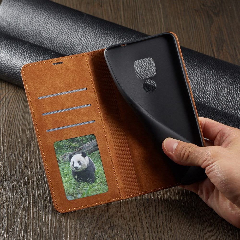 FORWENW Fantasy Series Magnetiskt Silkeslent Läderplånboksfodral för Huawei Mate 20