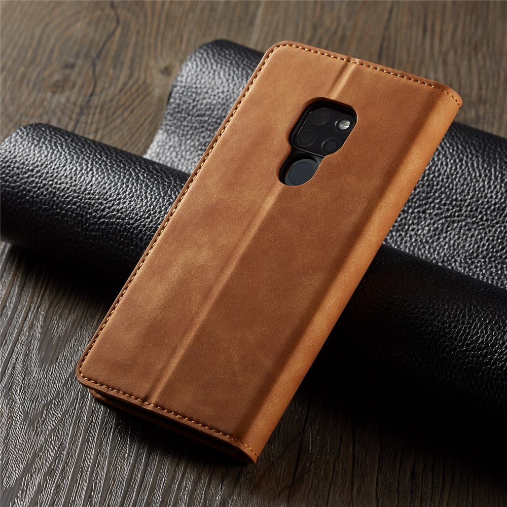 FORWENW Fantasy Series Magnetiskt Silkeslent Läderplånboksfodral för Huawei Mate 20