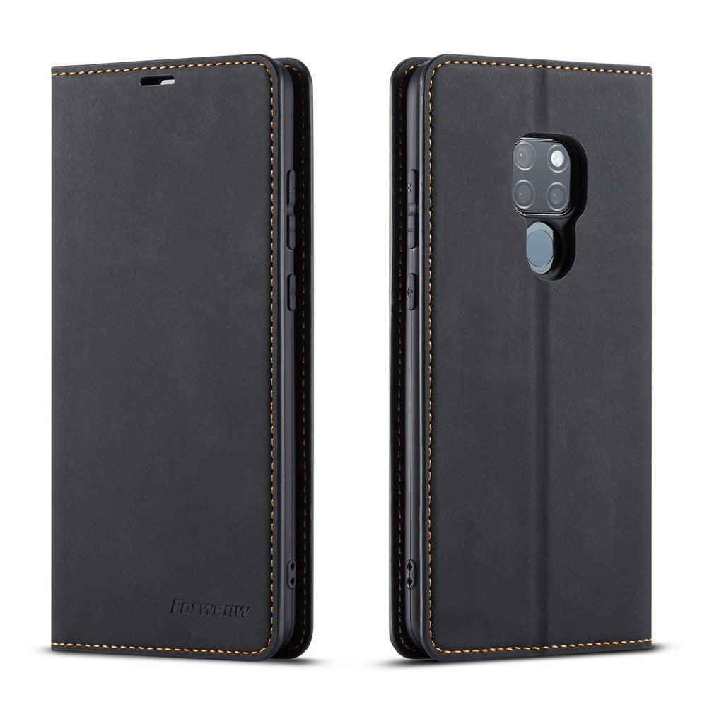 FORWENW Fantasy Series Magnetiskt Silkeslent Läderplånboksfodral för Huawei Mate 20