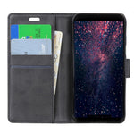 Huawei P30 Pro Matt PU Läder Plånbok Magnetiskt Skyddsskal