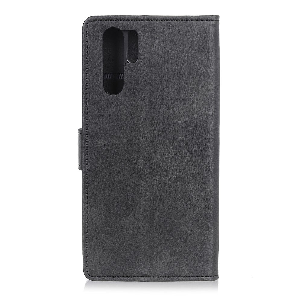 Huawei P30 Pro Matt PU Läder Plånbok Magnetiskt Skyddsskal