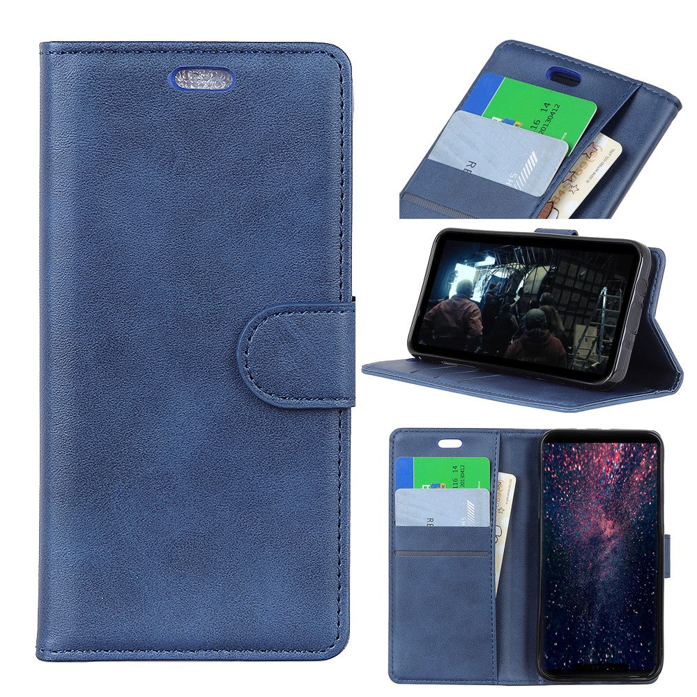 Huawei P30 Pro Matt PU Läder Plånbok Magnetiskt Skyddsskal