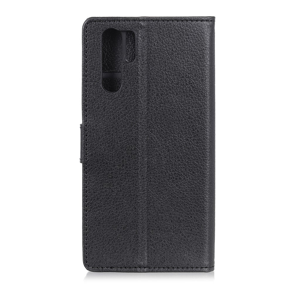 Litchi Skin Plånboksfodral i Läder till Huawei P30 Pro
