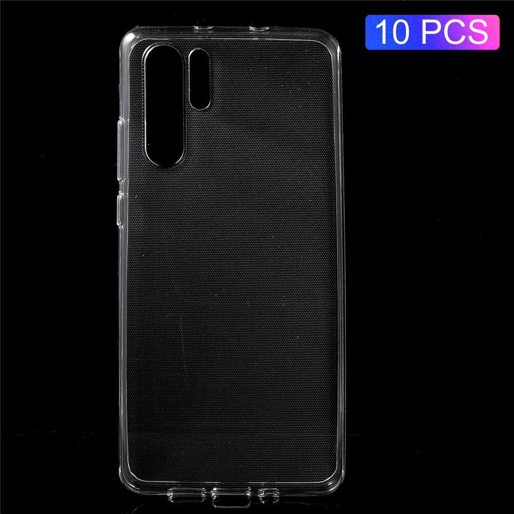 10 st halkfritt innerskal i TPU för mobilmobiler till Huawei P30 Pro