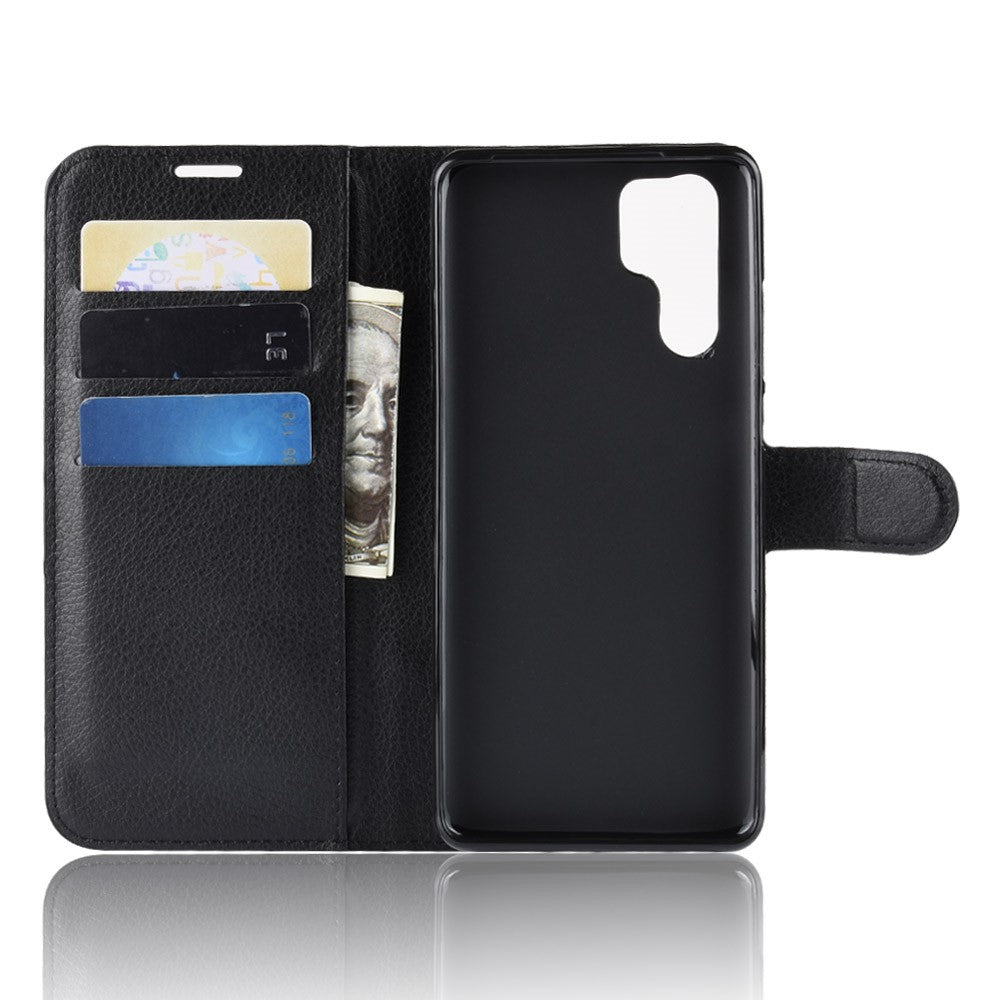 Litchi Texture Wallet Leather Mobile Phone Cover for Huawei P30 Pro Stand Phone Accessory