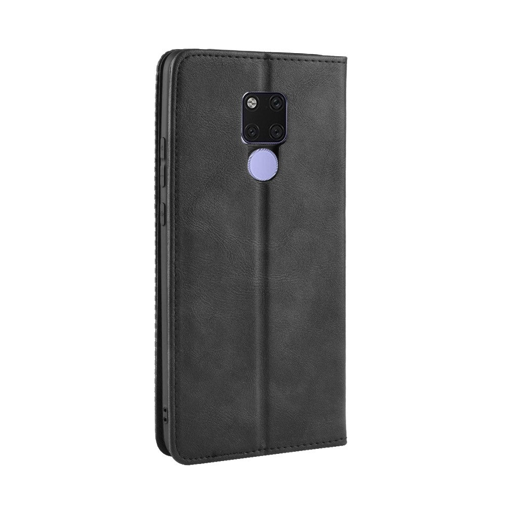 Plånboksfodral i läder i vintagestil till Huawei Mate 20 X