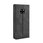 Självabsorberande plånboksfodral i läder i vintagestil för Huawei Mate 20 Pro