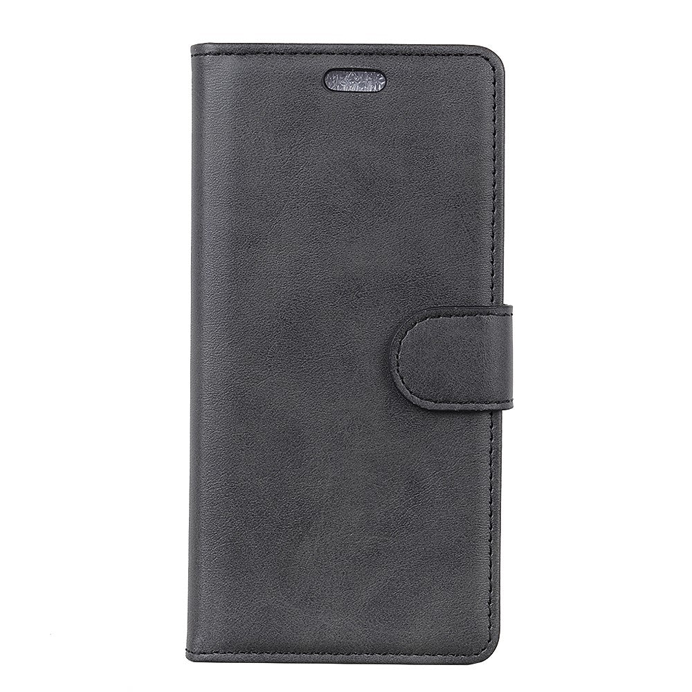 Matt PU-läder plånboksfodral till Huawei P30 Lite