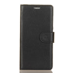 For Huawei P30 Lite Shockproof Phone Bag Covering Litchi Skin Wallet Leather Stand Case