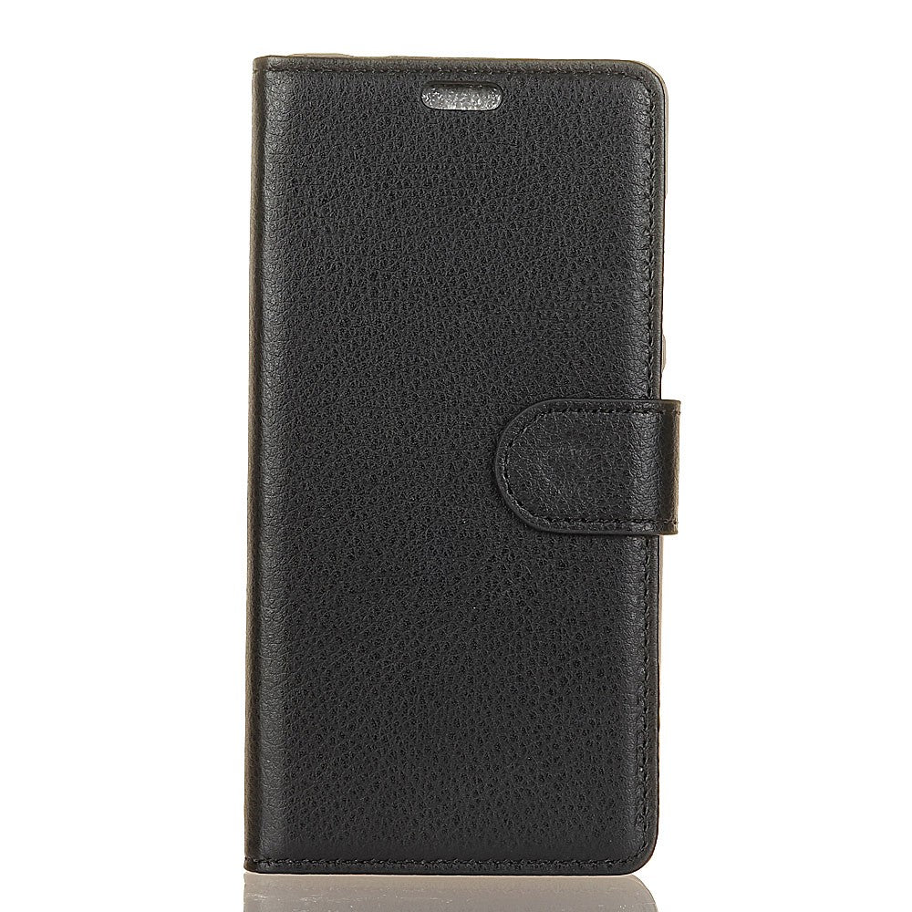 For Huawei P30 Lite Shockproof Phone Bag Covering Litchi Skin Wallet Leather Stand Case