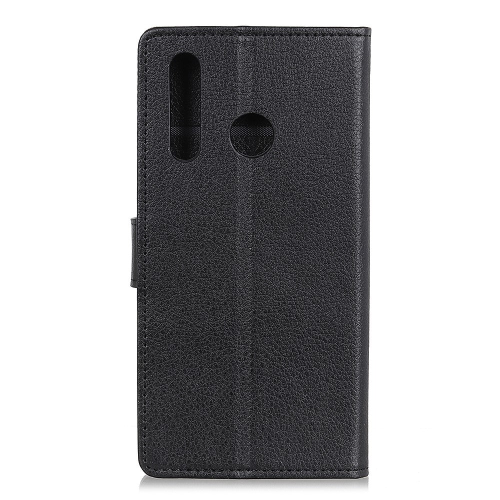 For Huawei P30 Lite Shockproof Phone Bag Covering Litchi Skin Wallet Leather Stand Case