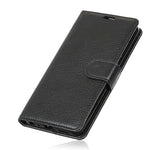 For Huawei P30 Lite Shockproof Phone Bag Covering Litchi Skin Wallet Leather Stand Case