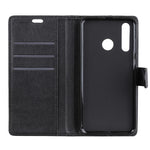 For Huawei P30 Lite Shockproof Phone Bag Covering Litchi Skin Wallet Leather Stand Case
