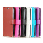 For Huawei P30 Lite Shockproof Phone Bag Covering Litchi Skin Wallet Leather Stand Case