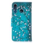 Mönstertryckt läderskal till Huawei P30 Lite/nova 4e/P30 Lite New Edition