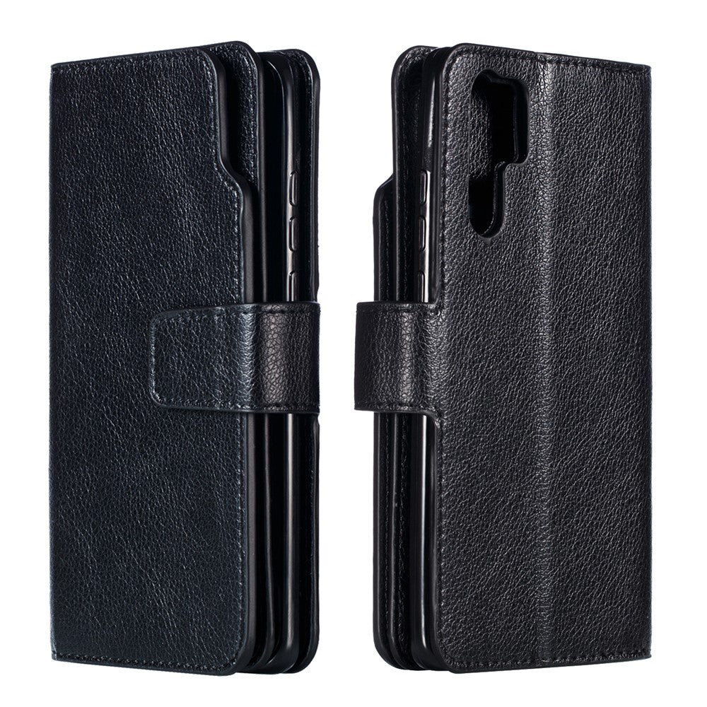 [9 Card Slots] Crazy Horse Leather Wallet Case for Huawei P30 Pro