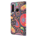Mönstertryck PU-läder Flipfodral [Stand Wallet] för Huawei P30 Lite