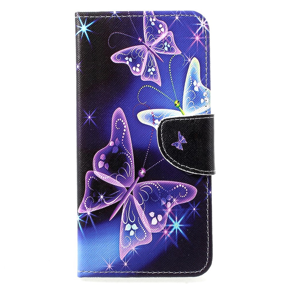Fingerprint-Free Cross Texture Pattern Printing PU Leather Flip Phone Cover for Huawei P30 Lite