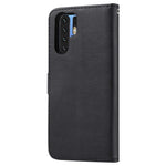 Huawei P30 Pro-skal 2-i-1 avtagbart magnetiskt läderplånboksfodral med rem