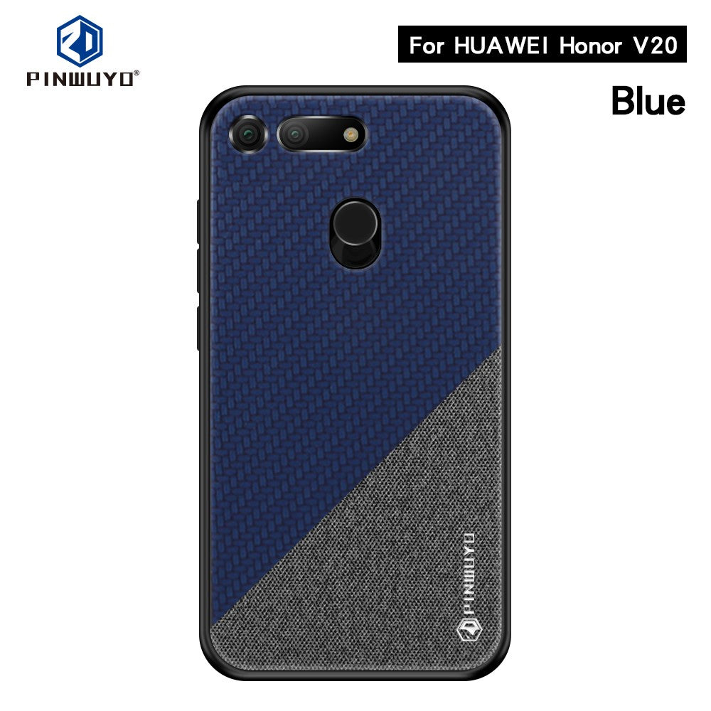 PINWUYO Honor Series PU-läderbelagt TPU-skal till Huawei Honor View 20 / Honor V20 (Kina)