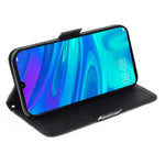 Mönstertryck Ljuspunktsdekor Läderplånboksfodral till Huawei P Smart (2019)