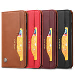 Auto-absorbed Flip Leather [Wallet Stand] Phone Case for Huawei P30 Lite/nova 4e/P30 Lite New Edition