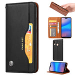 Auto-absorbed Flip Leather [Wallet Stand] Phone Case for Huawei P30 Lite/nova 4e/P30 Lite New Edition