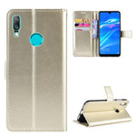 Crazy Horse Wallet Leather Case with Strap for Huawei Y7 (2019)/Y7 Prime (2019)