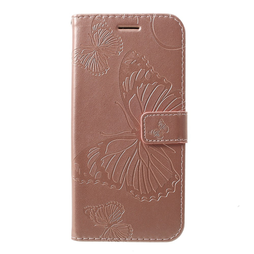 For Huawei P30 Lite Wallet Case Floral Butterfly Imprinted Leather Phone Cover Stand