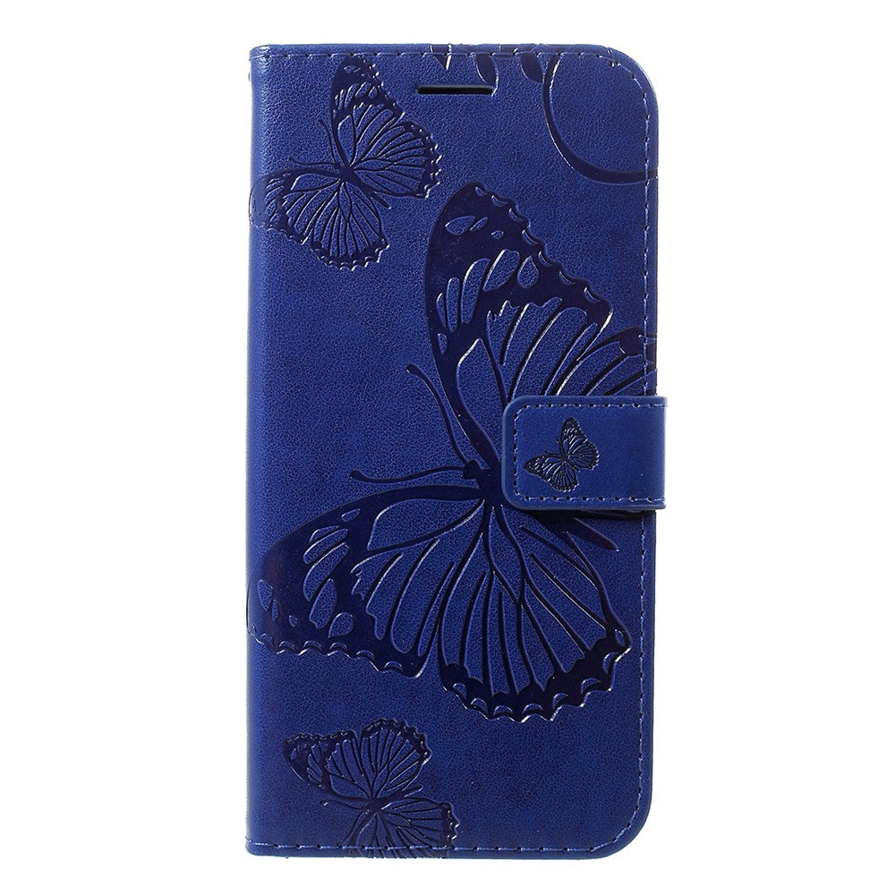 For Huawei P30 Lite Wallet Case Floral Butterfly Imprinted Leather Phone Cover Stand