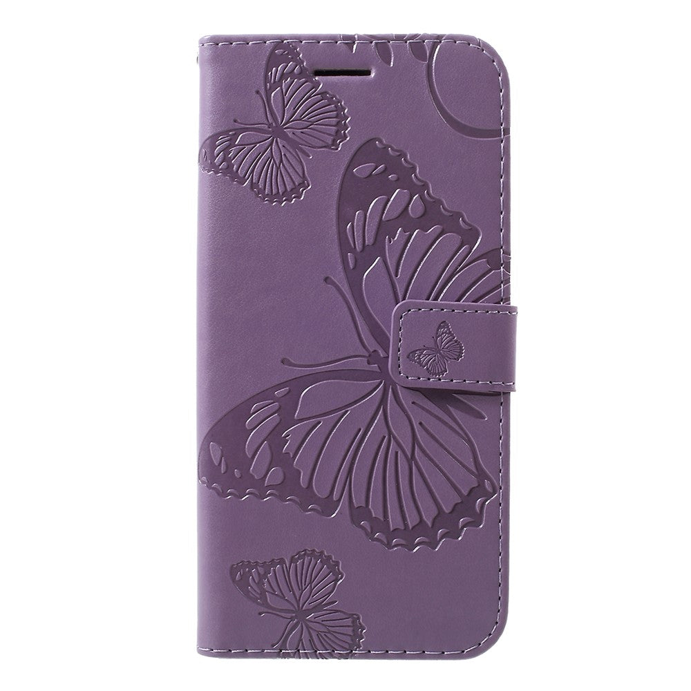 For Huawei P30 Lite Wallet Case Floral Butterfly Imprinted Leather Phone Cover Stand